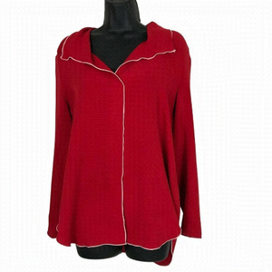 Babaton Bright Red Rena Blouse Size  S